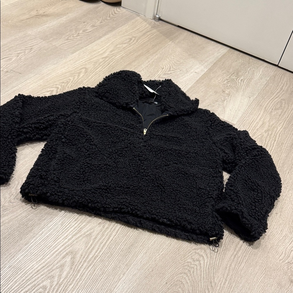 NWT J Crew Sherpa Half Zip Fleece Pullover - Picture 3 of 7